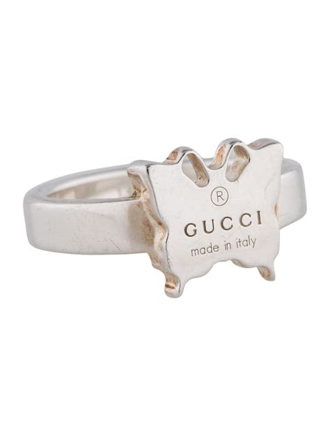 gucci buterfly ring